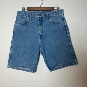 EUC Vintage Wrangler Denim Shorts Mens 32 Blue Women's Medium Wash Jorts